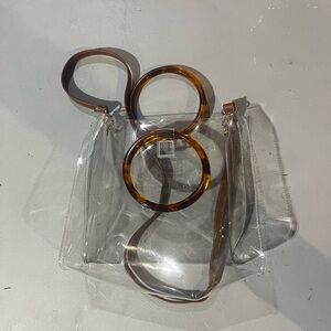 🎀5/$30 PVC Clear Tote Bag With Strap
